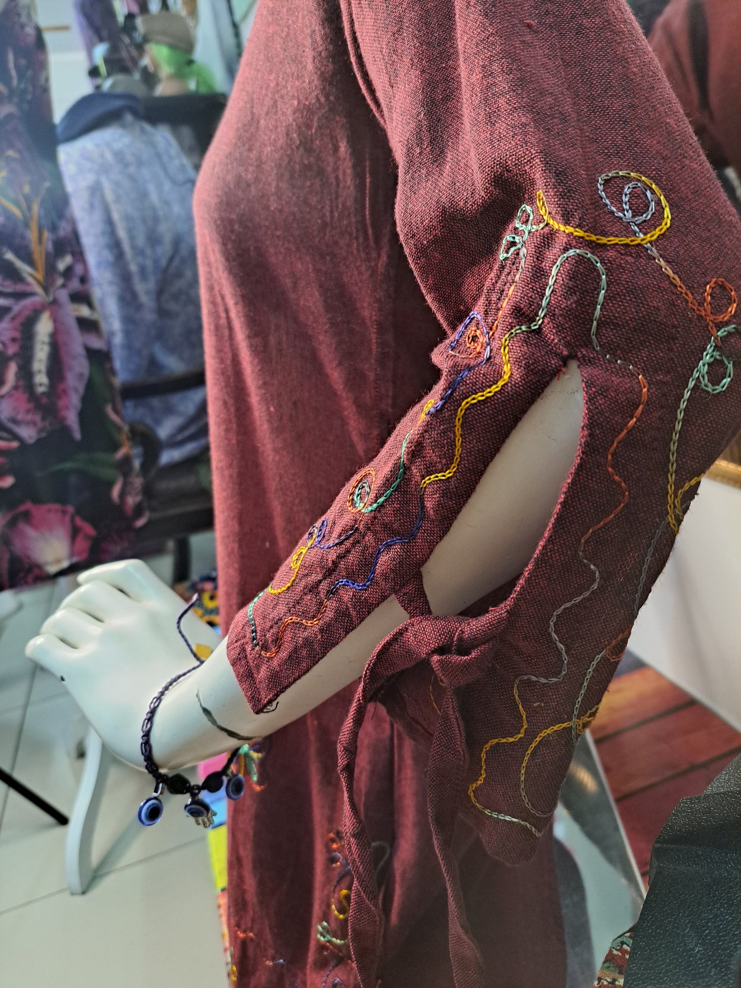 Burgundy Kurti