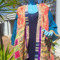 Gold & Royal Blue Kimono