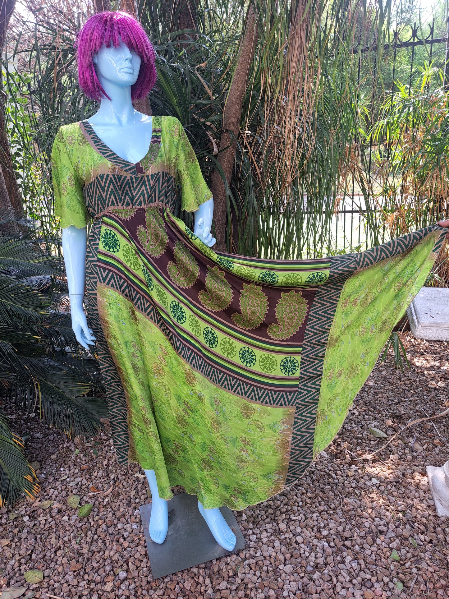 Chocolate Green A-Line