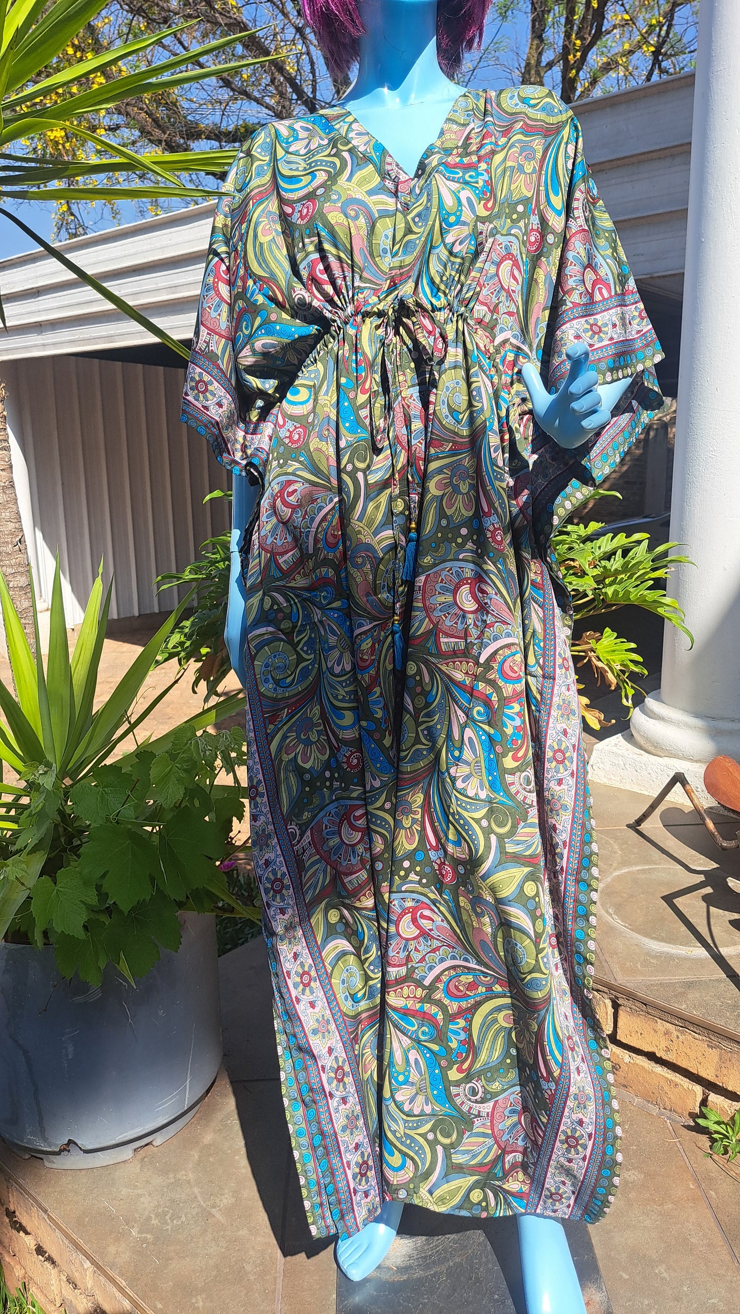Olive Explosion Kaftan