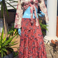 Rust Red & Paisley