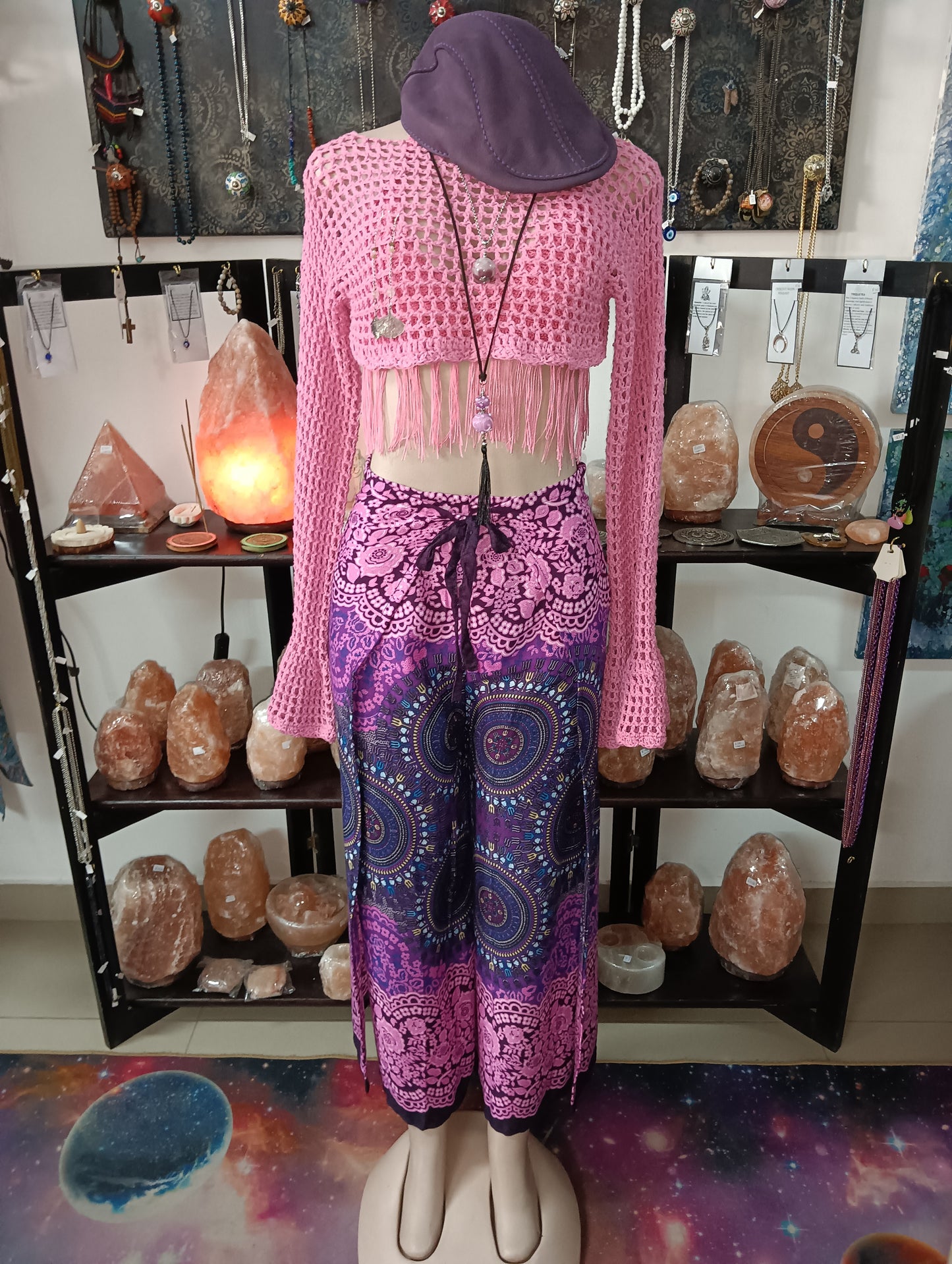 Crochet Crop Sleeved