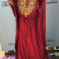 Golden Embroidered Kaftan