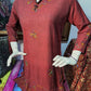Burgundy Kurti