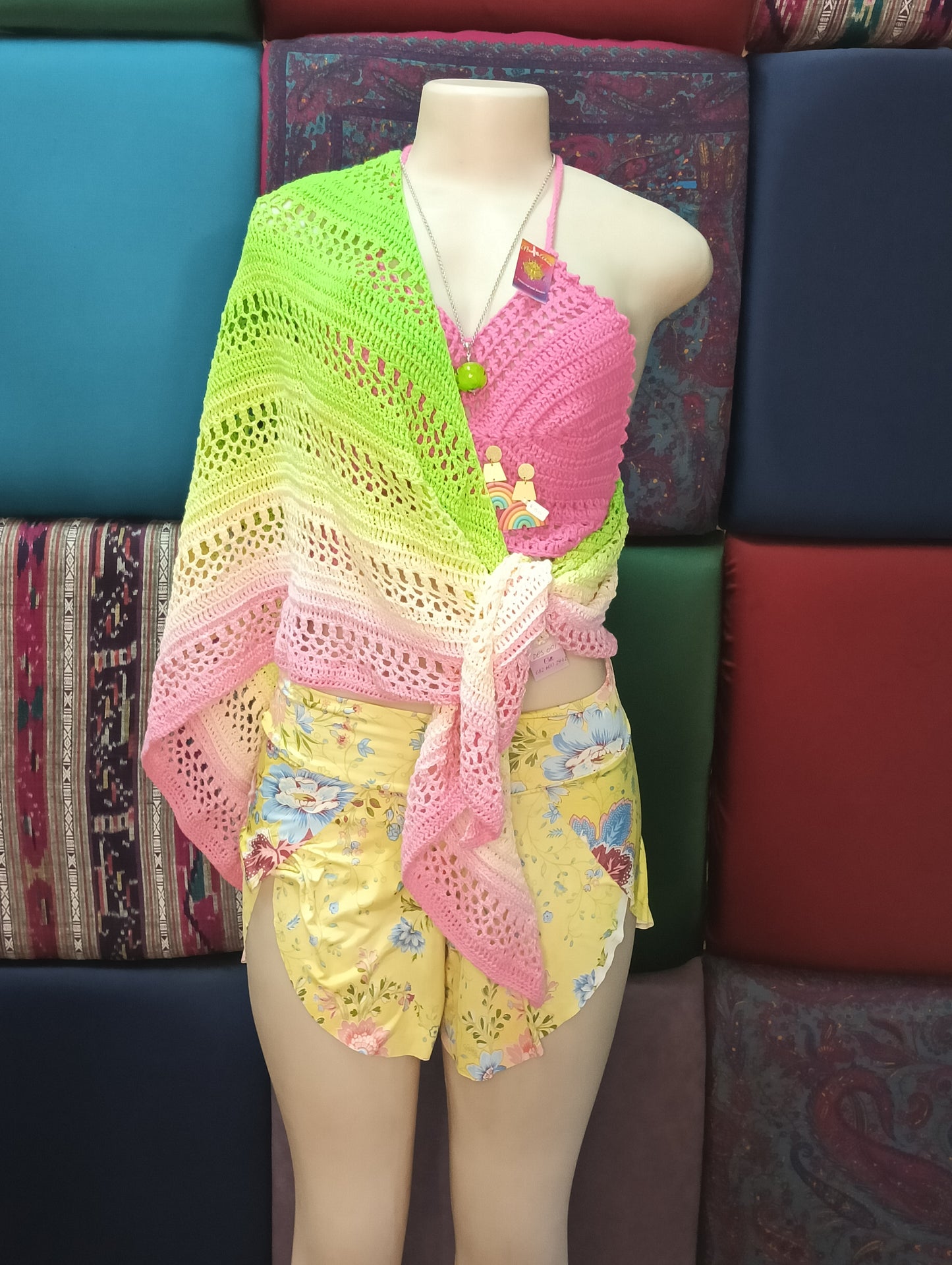Strawberry Apple Shawl