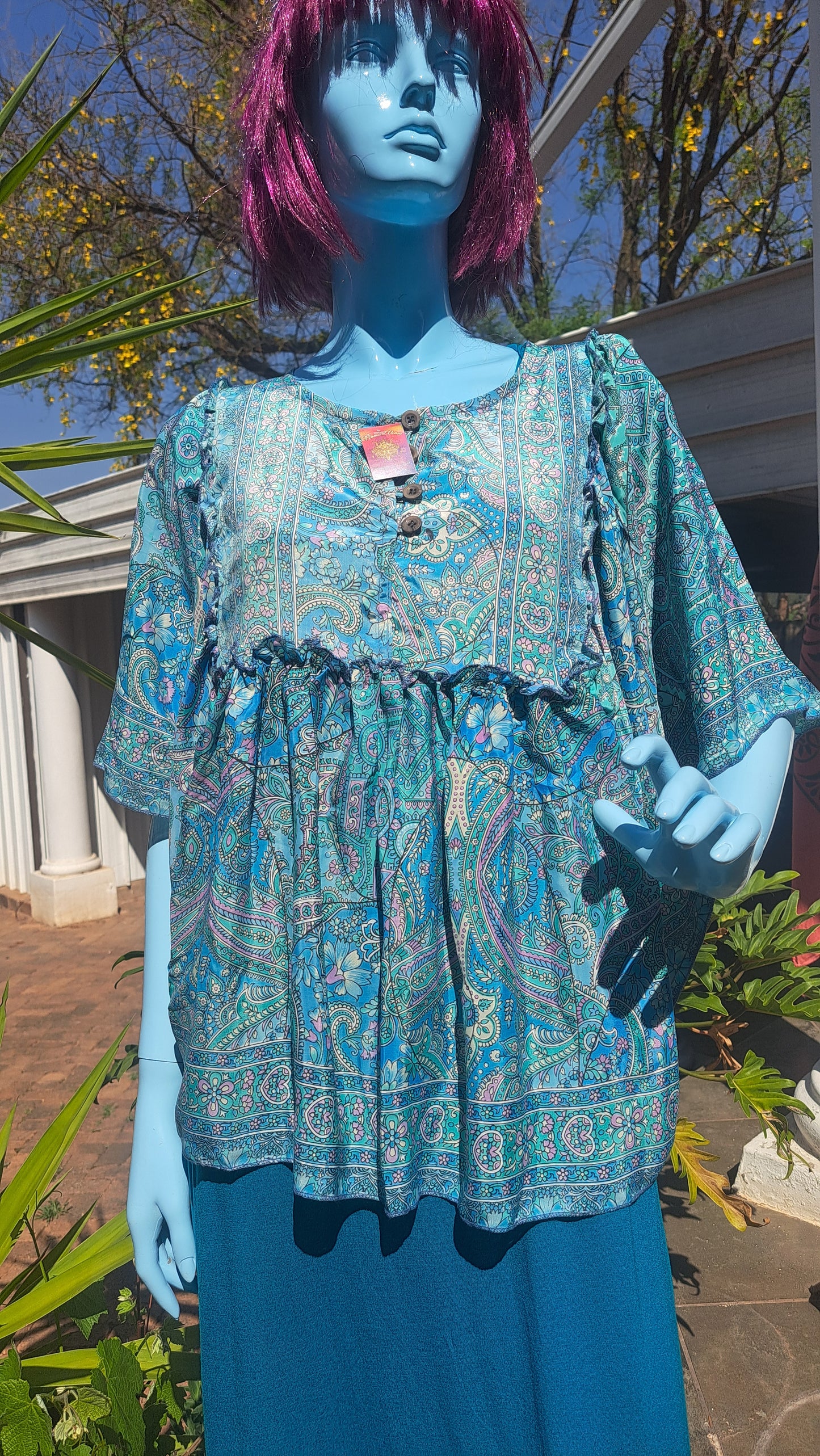 Sky Blue Batwing