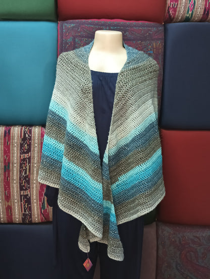 Stone & Twilight Shawl