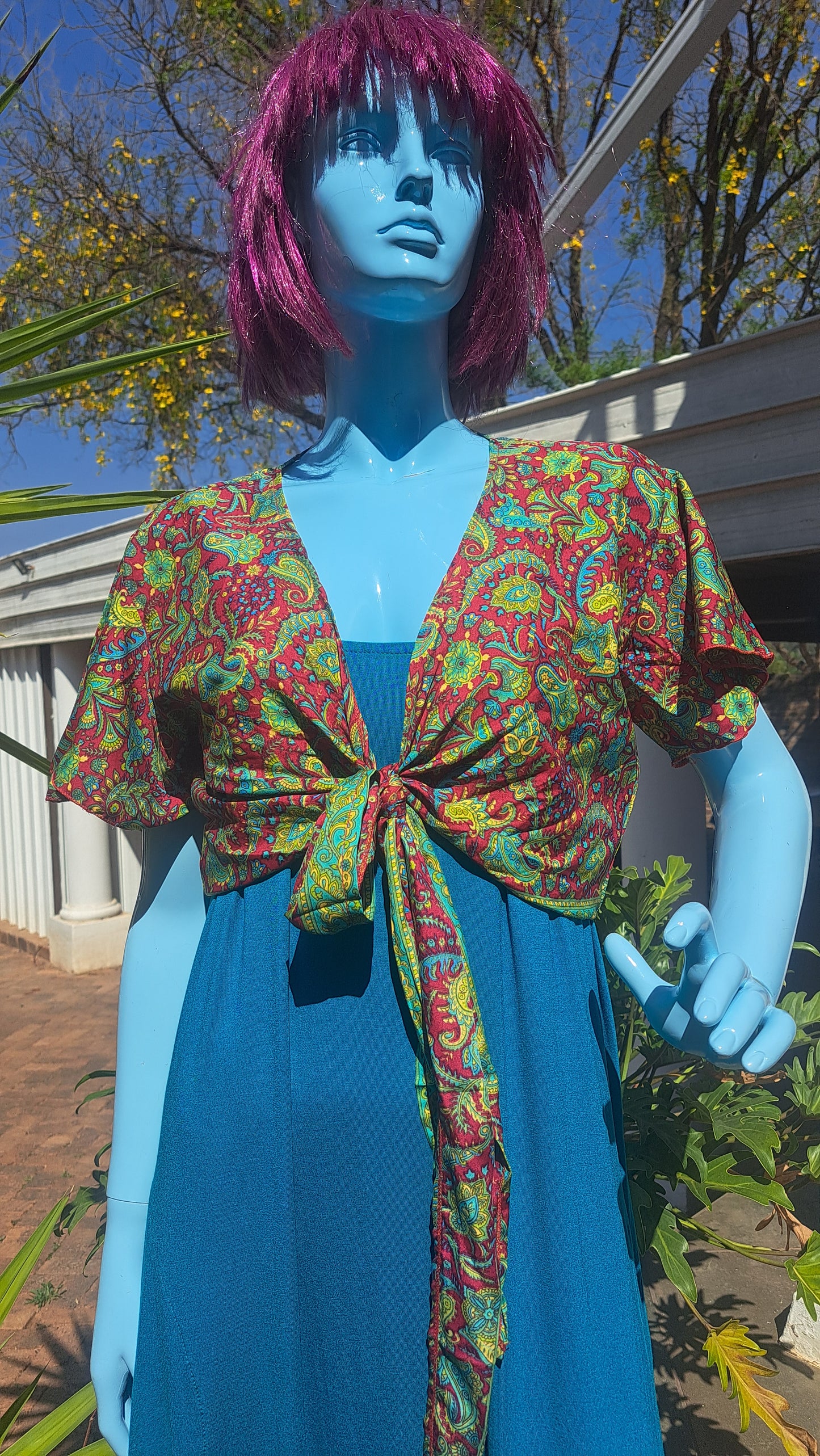 Electric Paisley wrap