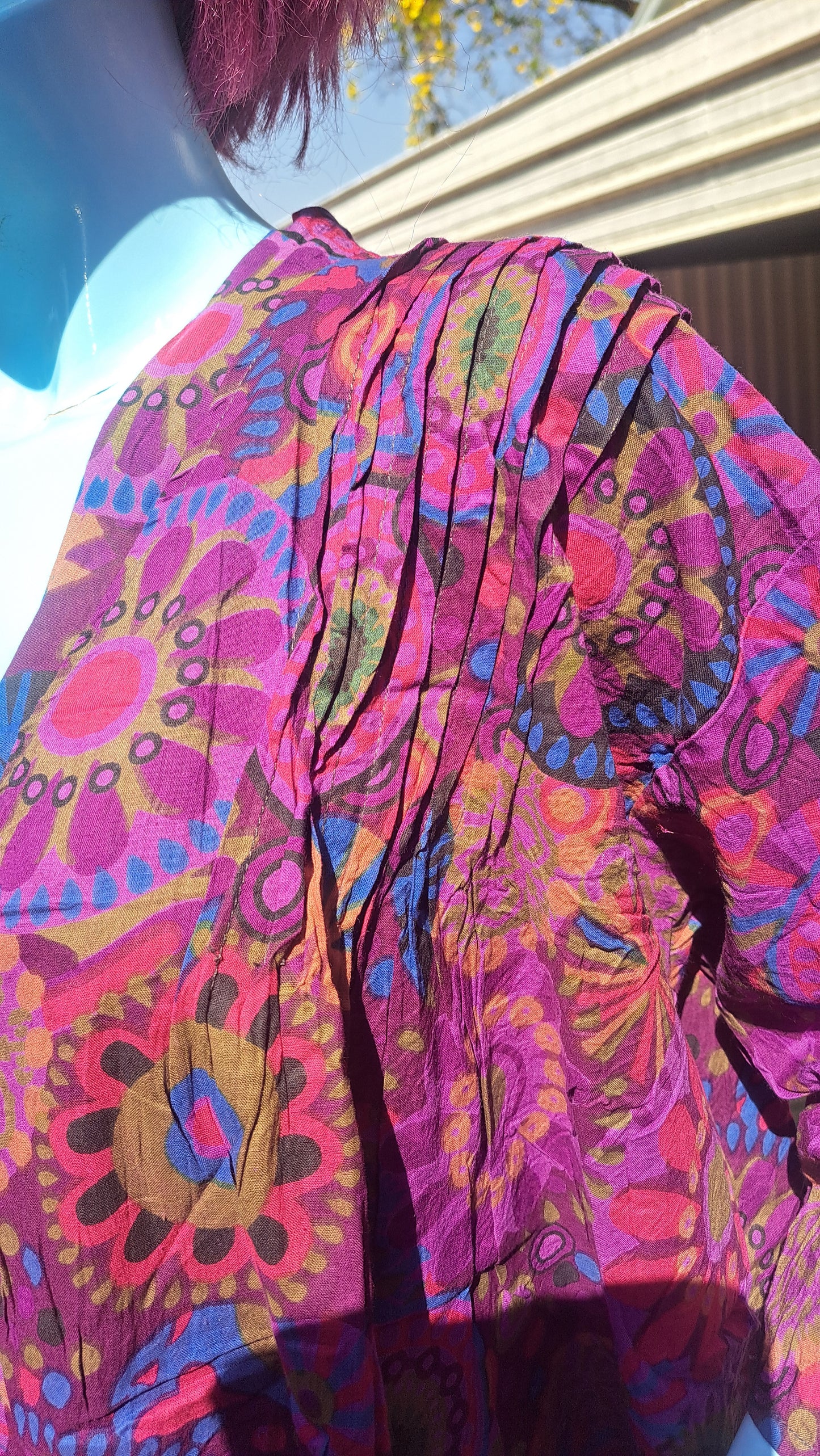 Plum Crazy Mandala Blouse