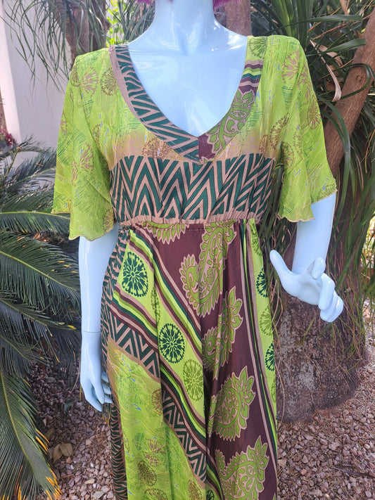Chocolate Green A-Line