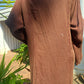 Detailed Chocolate Kurta