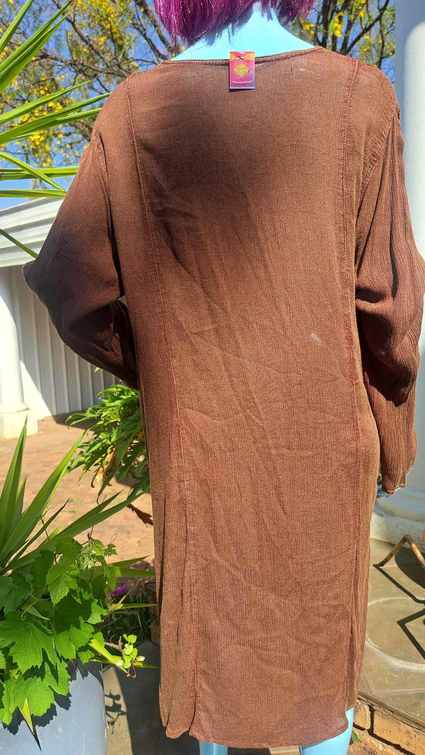 Detailed Chocolate Kurta