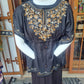 Gold & Midnight Kaftan Blouse