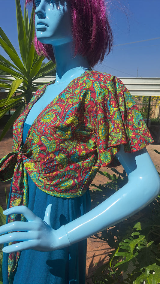 Electric Paisley wrap