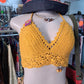 Golden Crochet Crop