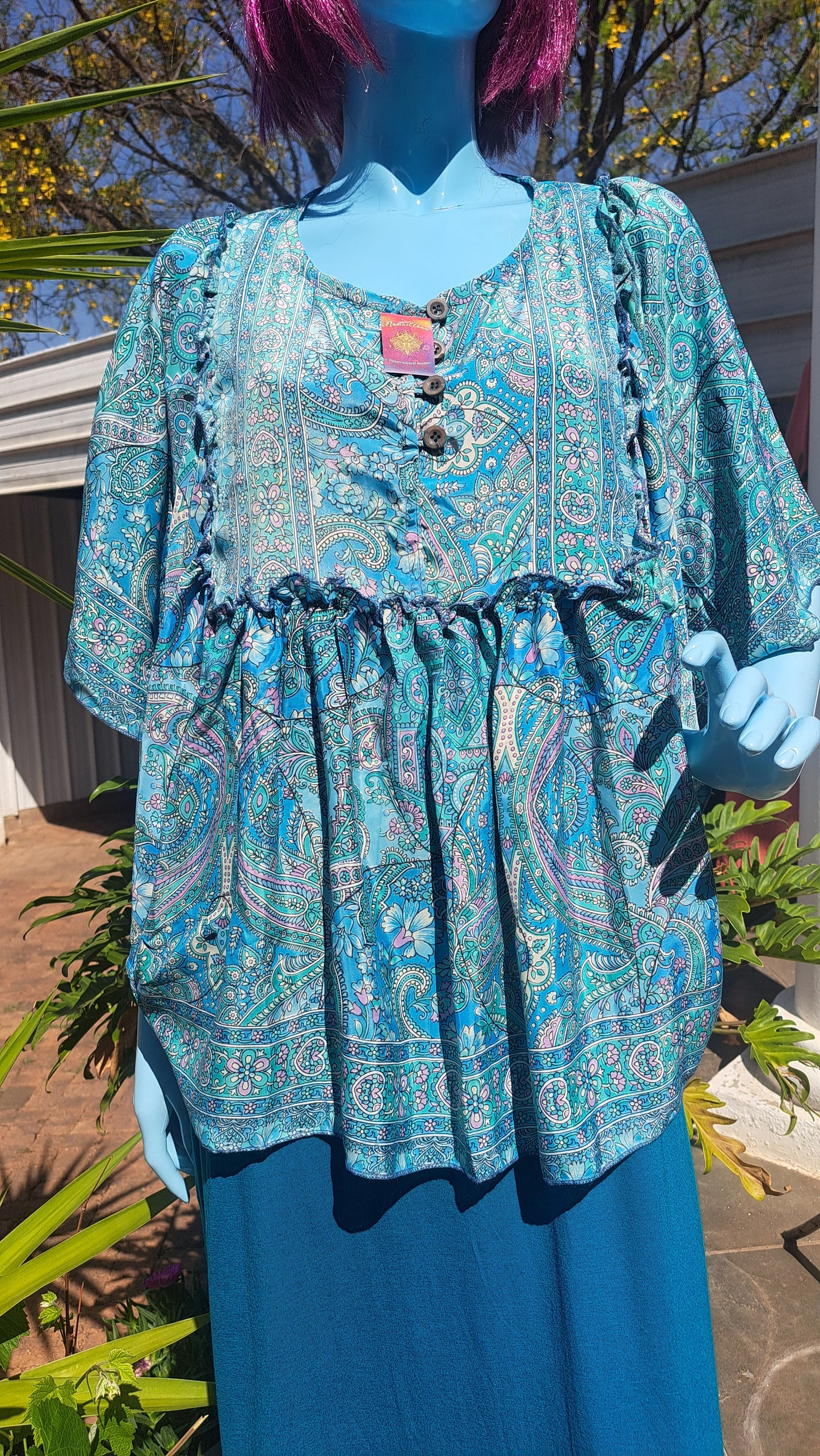 Sky Blue Batwing
