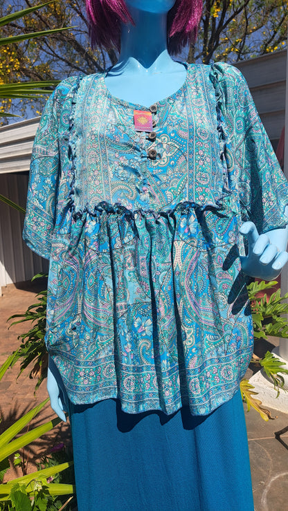 Sky Blue Batwing