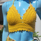 Mustard Moon Crochet Bra