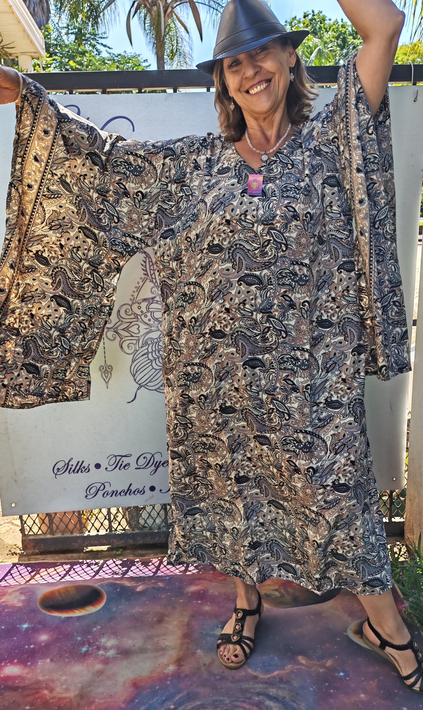 Kimono Sleeve Kaftan