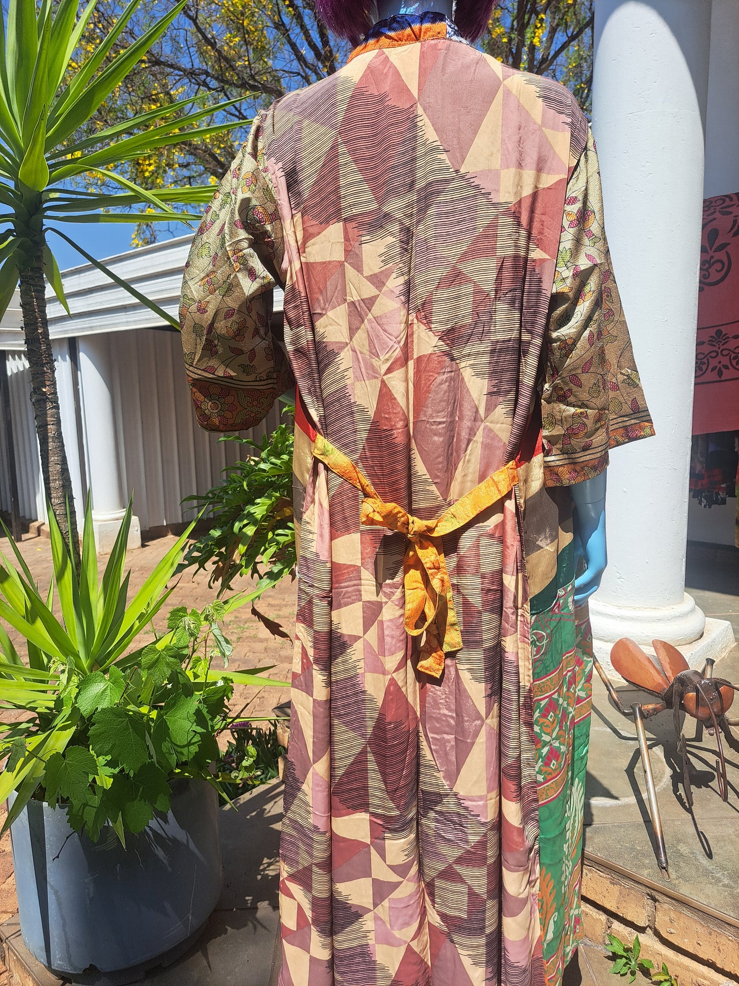 Emerald & Copper Kimono