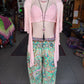 Pink Scalloped Crochet Crop