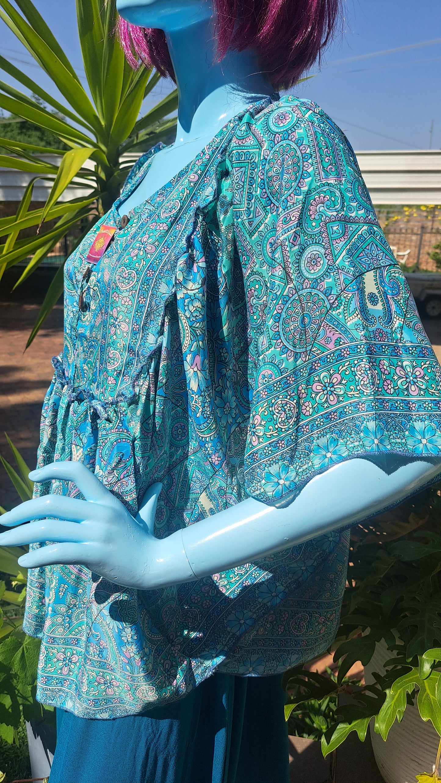 Sky Blue Batwing