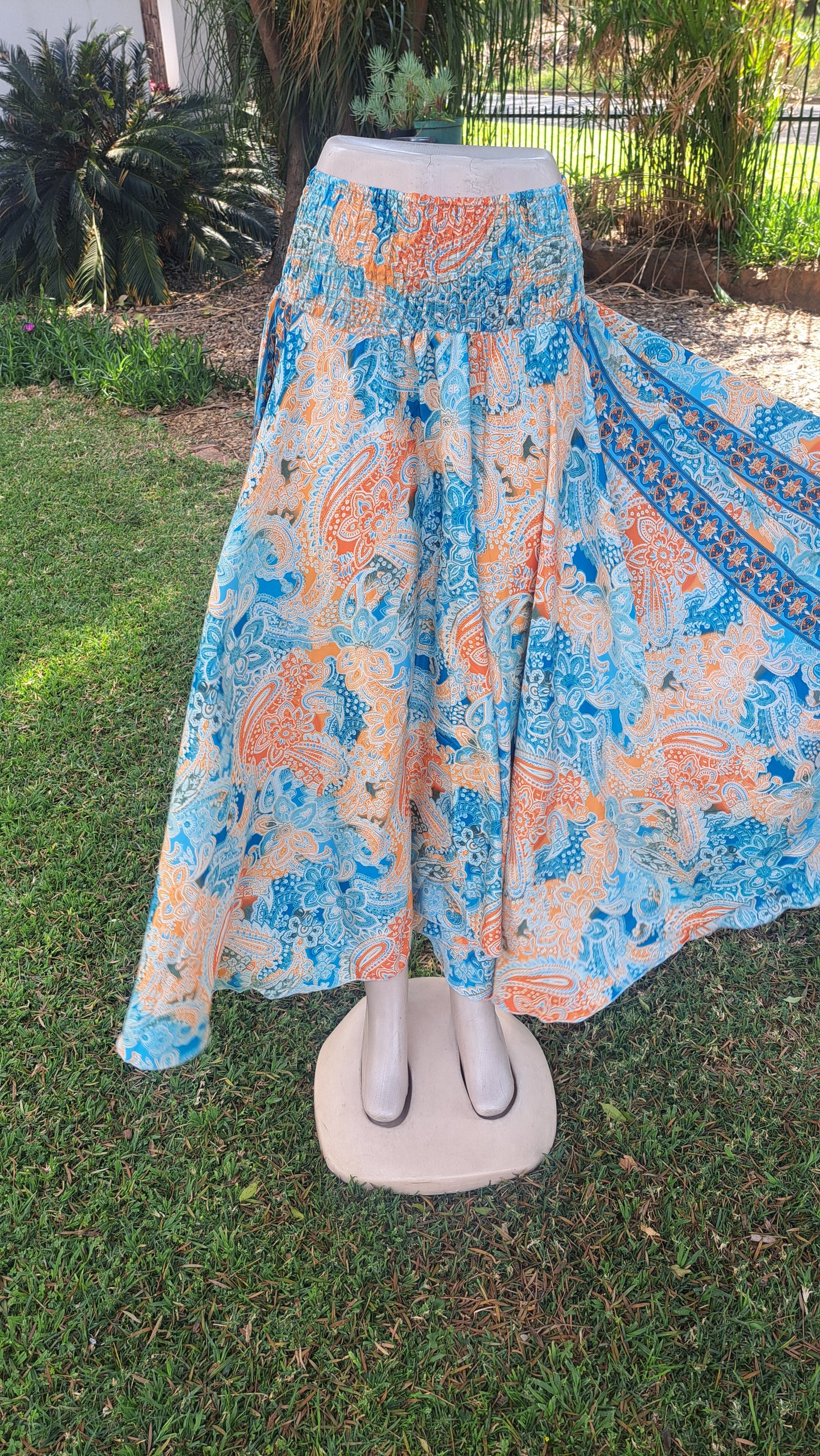 Sunny Sky Rouged Skirt