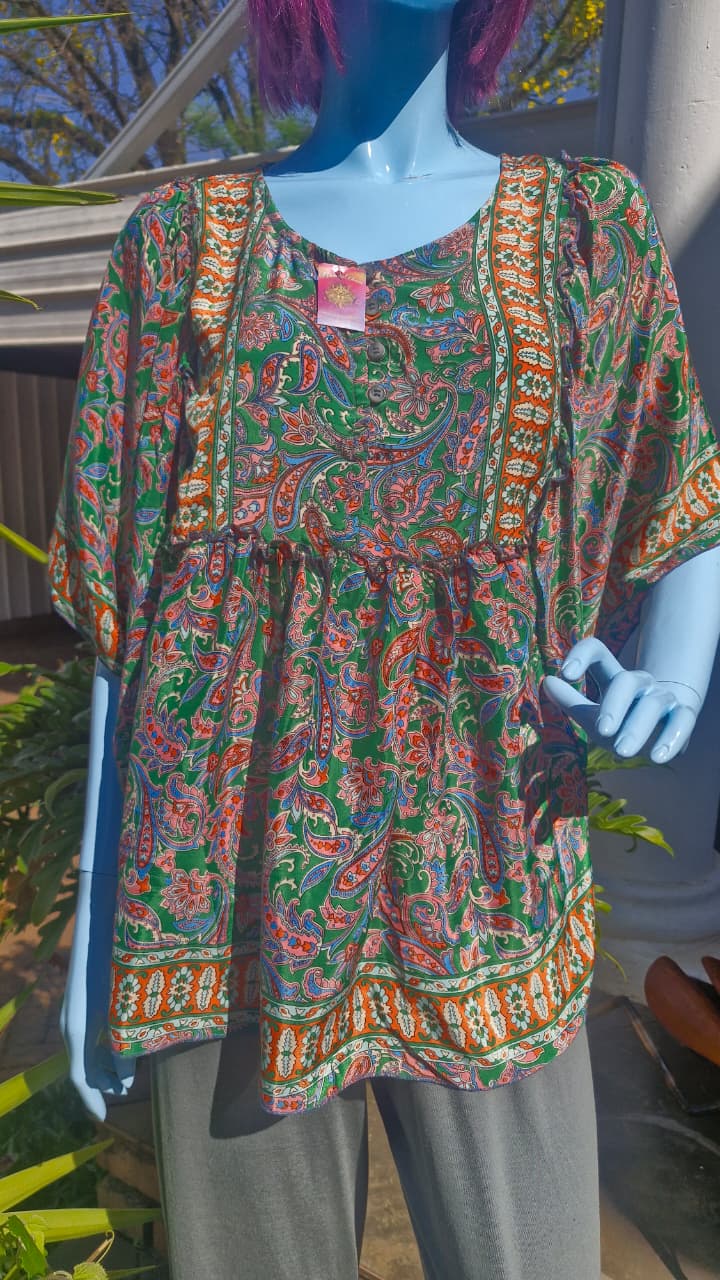 Orange Vines Batwing