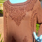 Detailed Chocolate Kurta