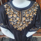 Gold & Midnight Kaftan Blouse