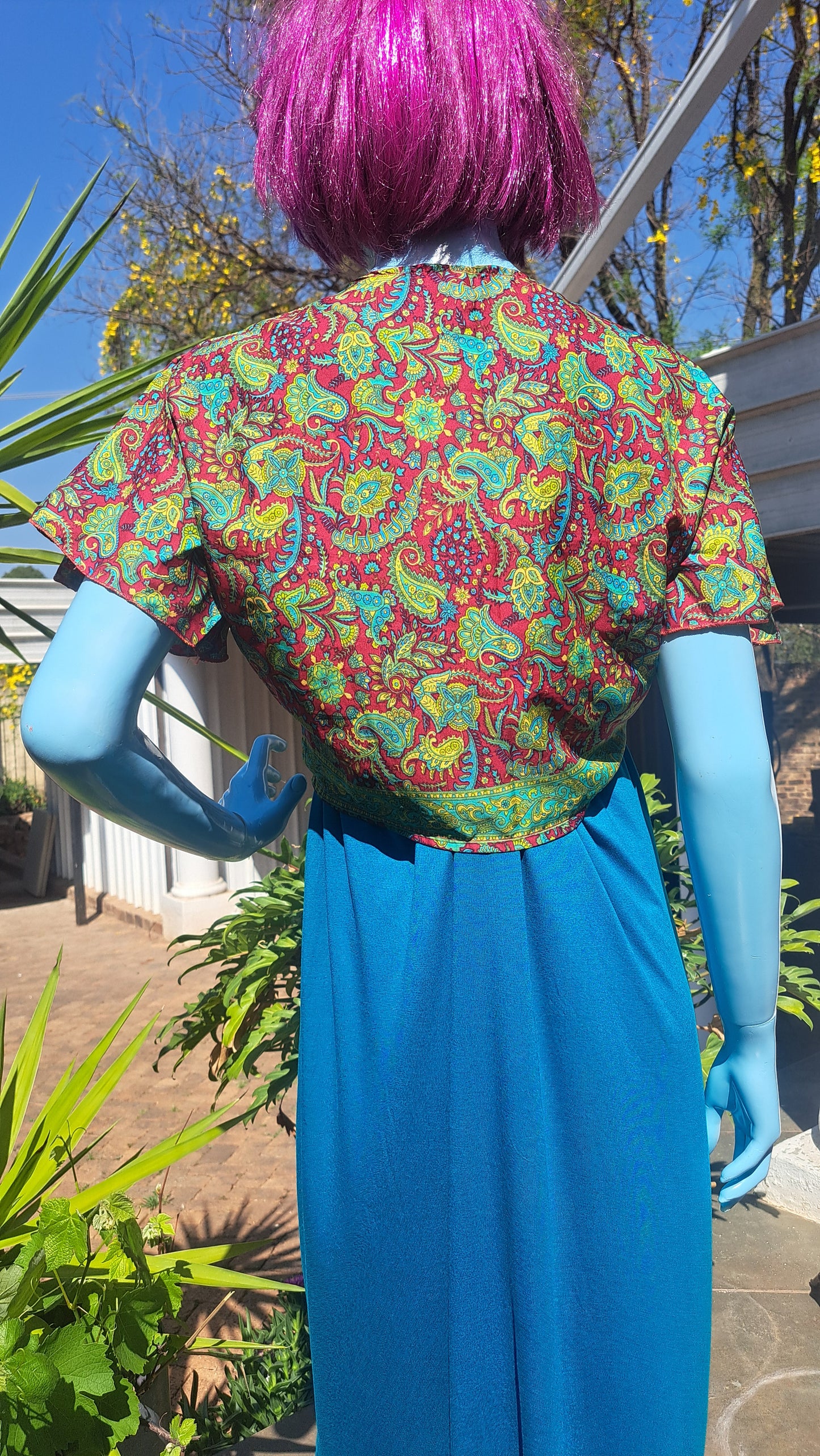 Electric Paisley wrap