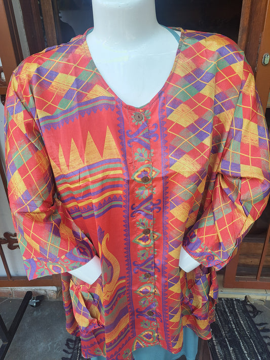 Checkered Swing Top