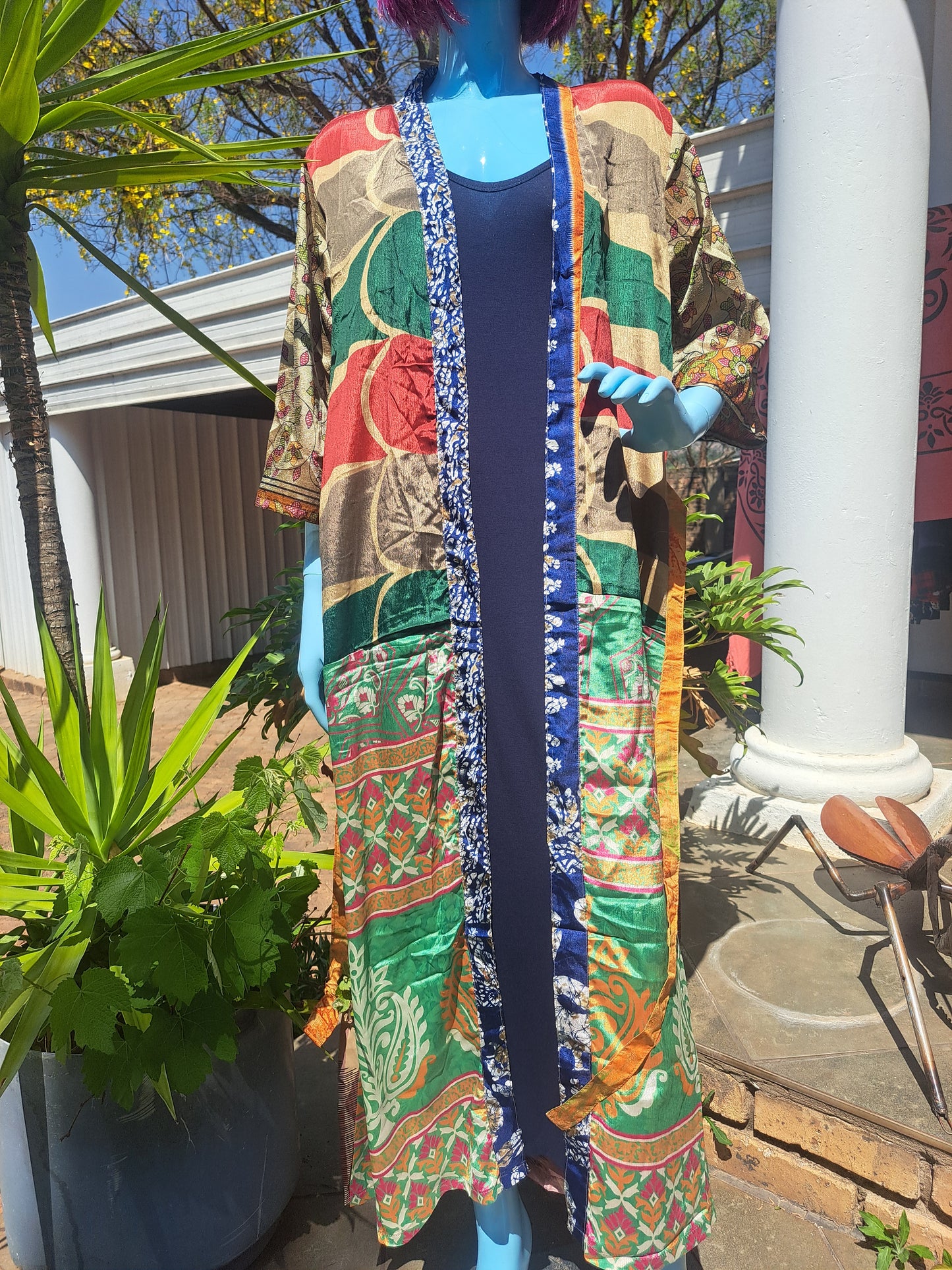 Emerald & Copper Kimono