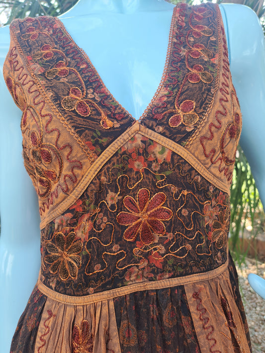 Autumn Field Queen Dress