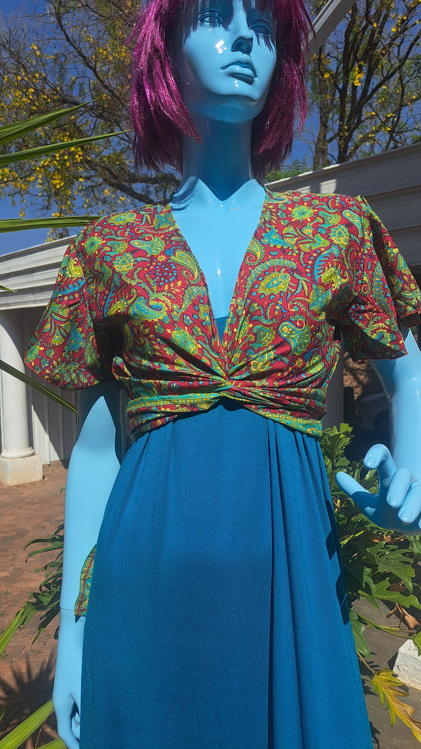 Electric Paisley wrap