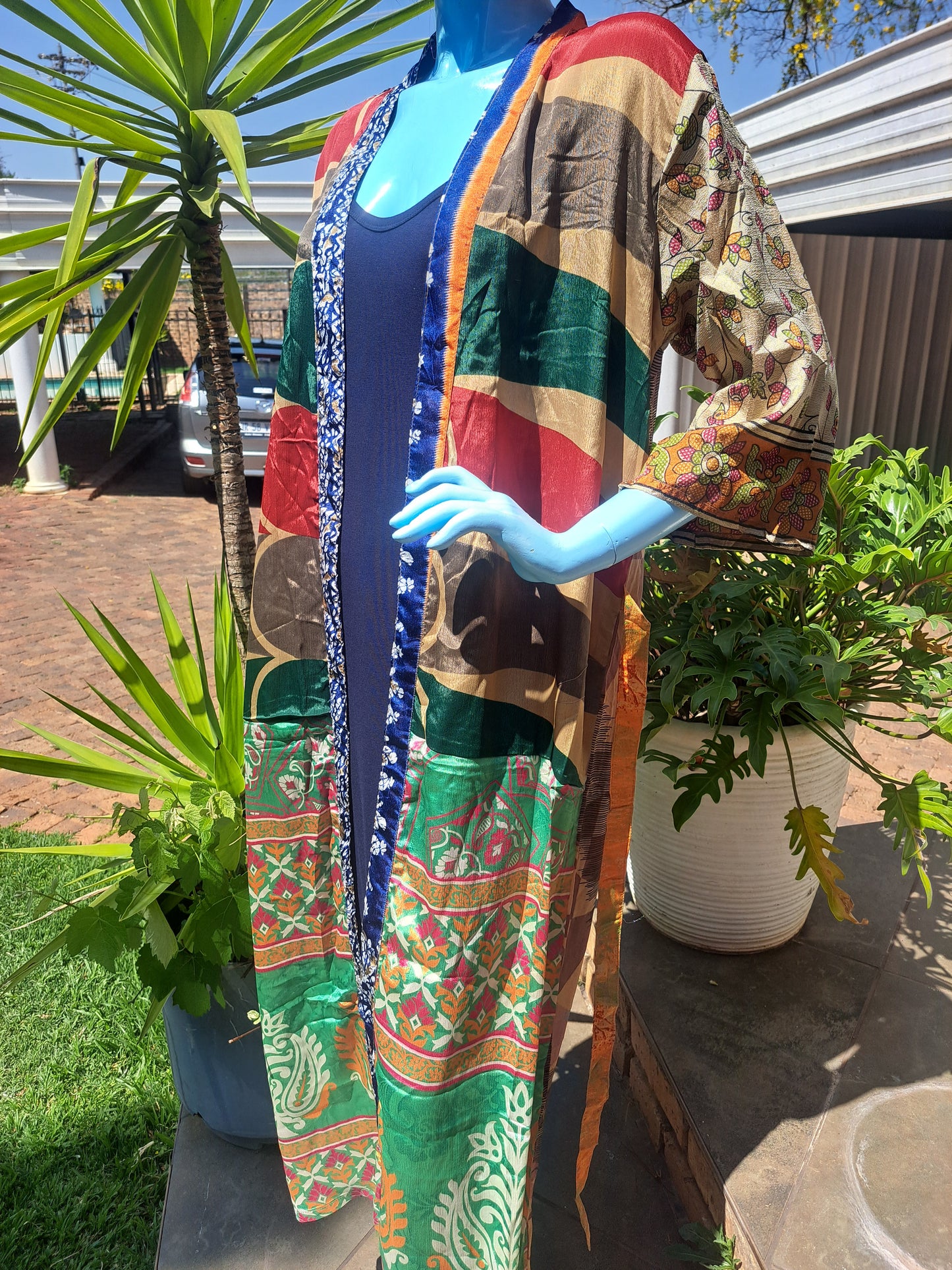 Emerald & Copper Kimono