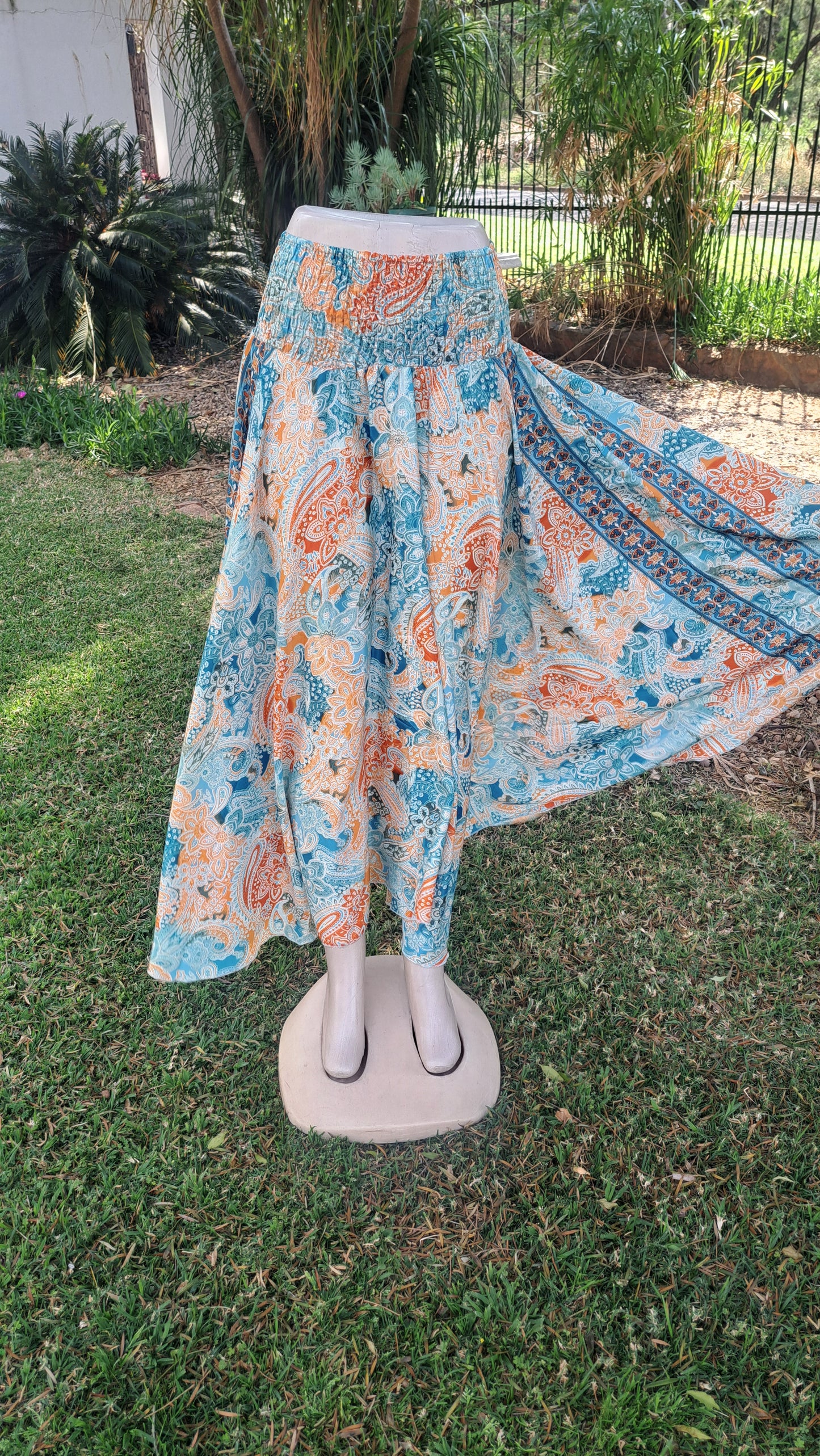Sunny Sky Rouged Skirt