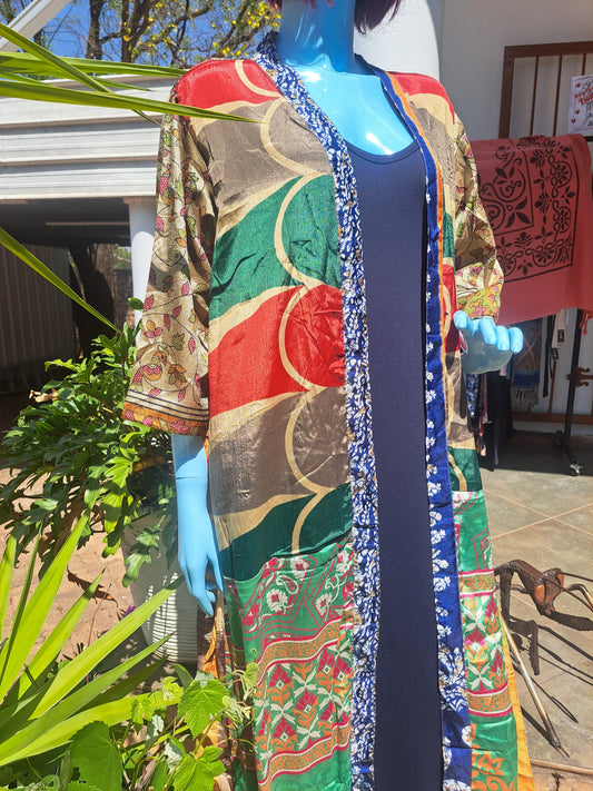 Emerald & Copper Kimono
