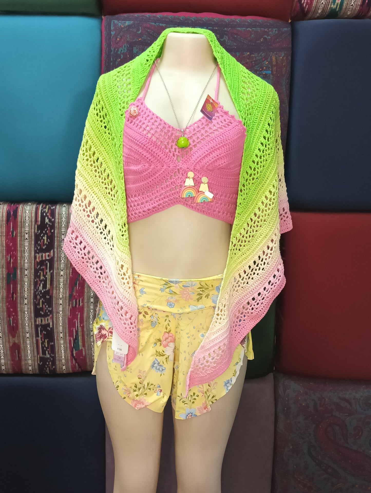 Strawberry Apple Shawl