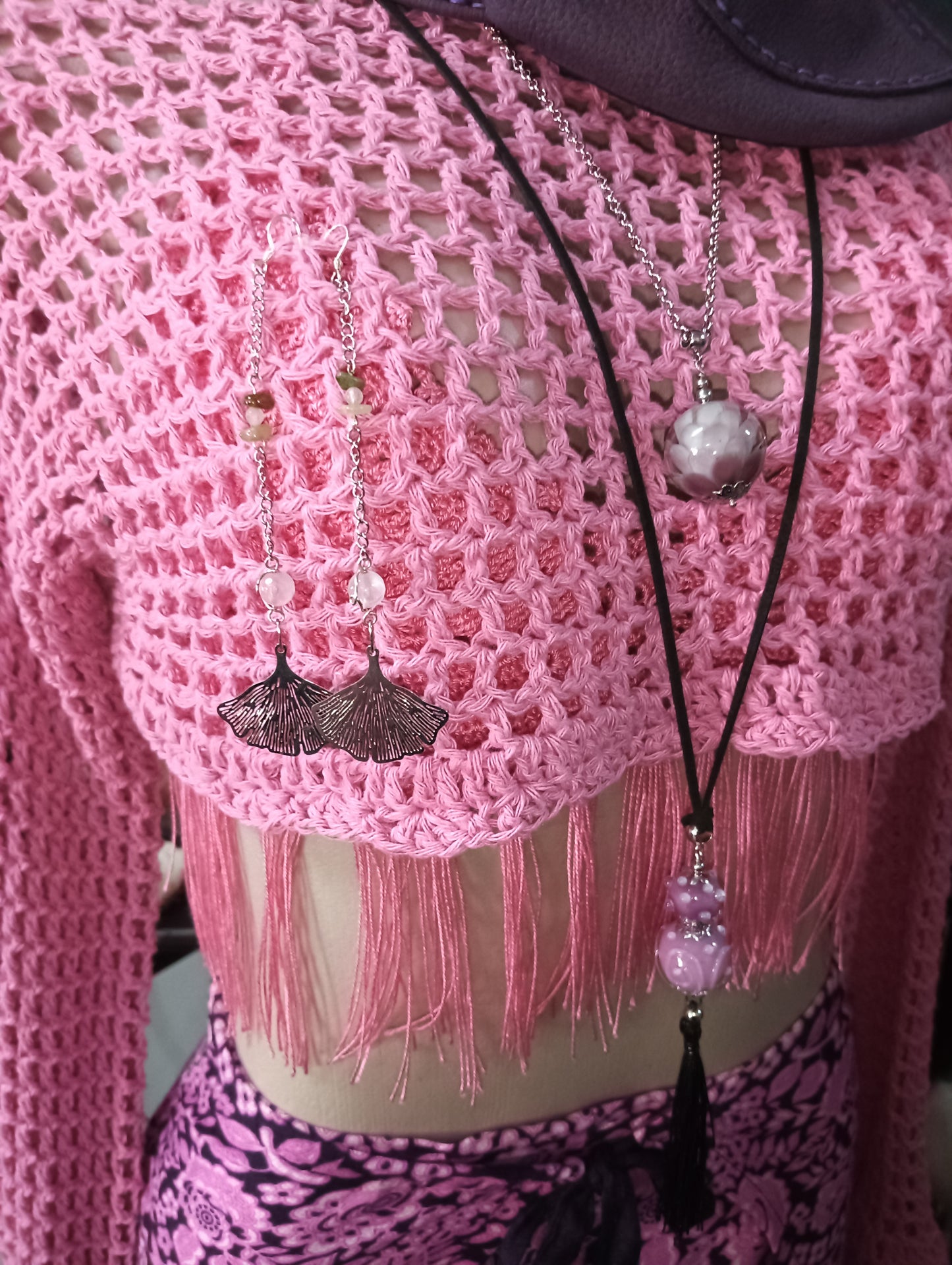 Crochet Crop Sleeved
