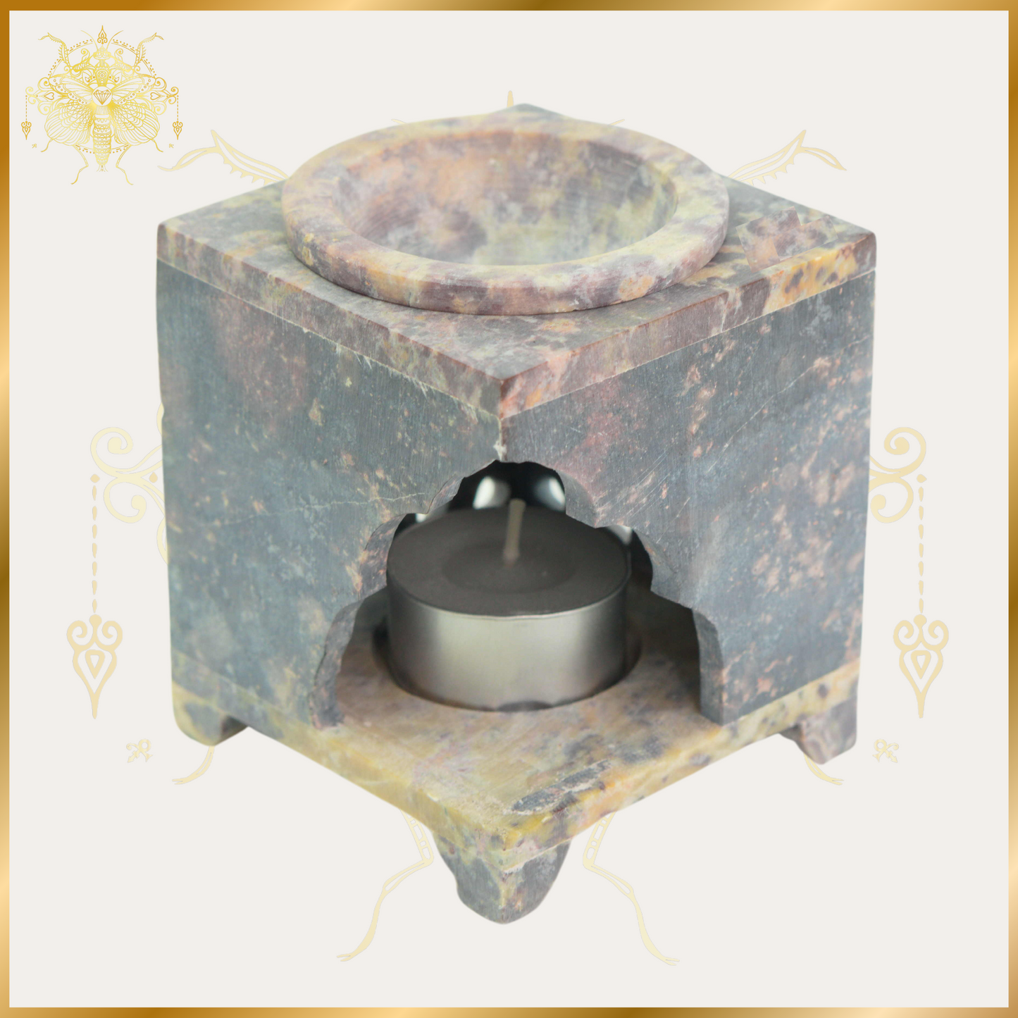 Soap Stone Burner - Square