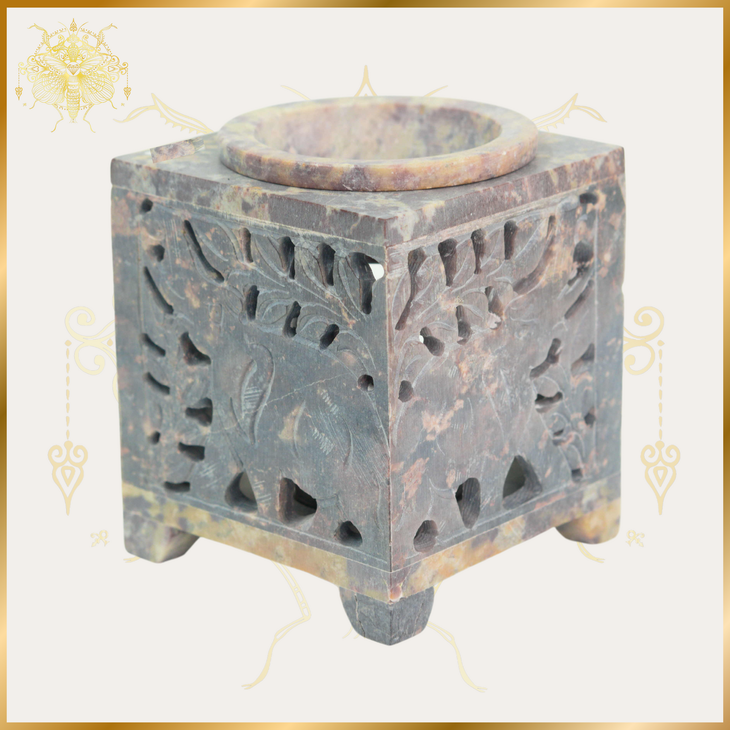 Soap Stone Burner - Square