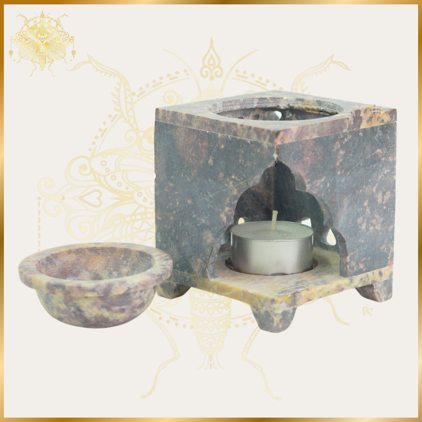 Soap Stone Burner - Square