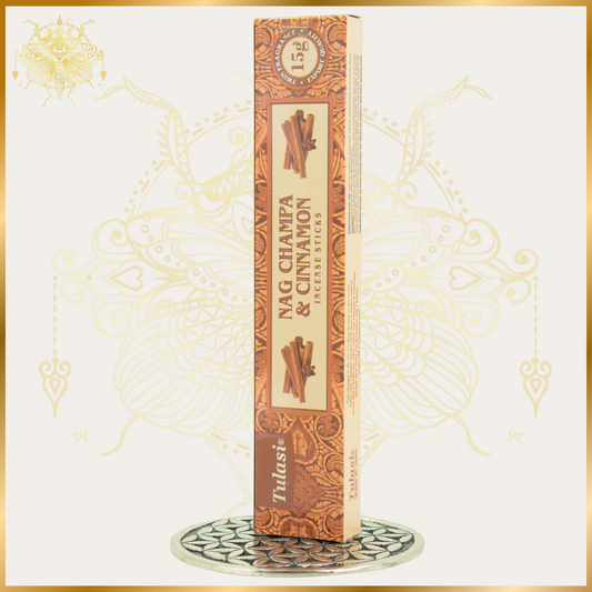 Tulasi Nag Champa and Cinnamon Incense Sticks