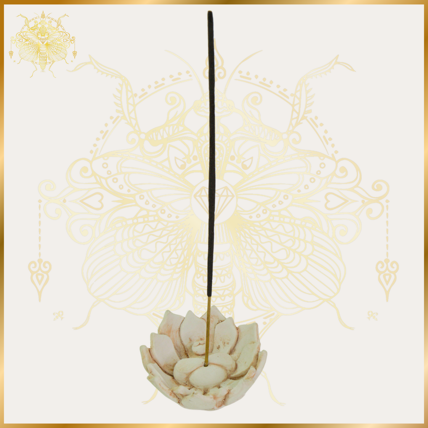 Small Lotus Flower Incense Burner