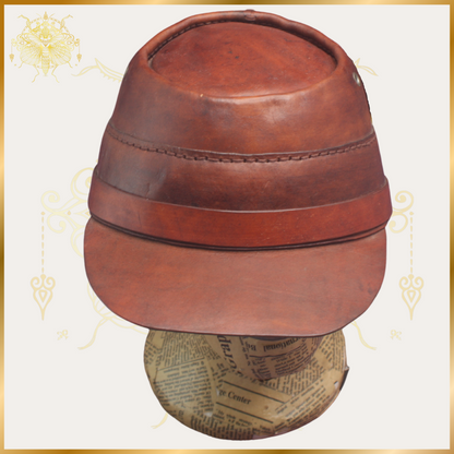 Leather Confederate "Kepi" Hat