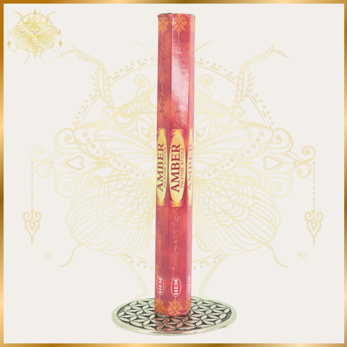 Amber Hex Incense Sticks