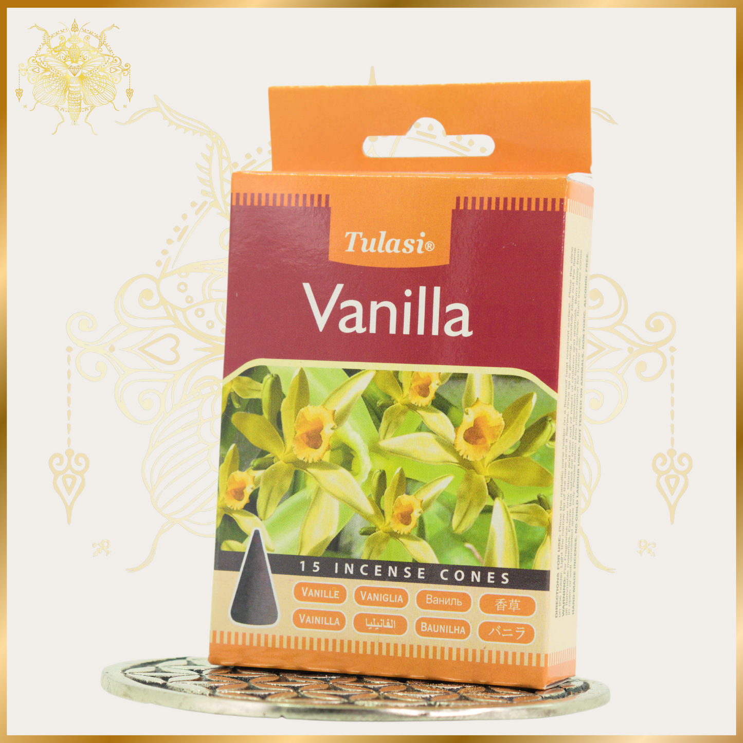 Tulasi Vanilla Incense Cones