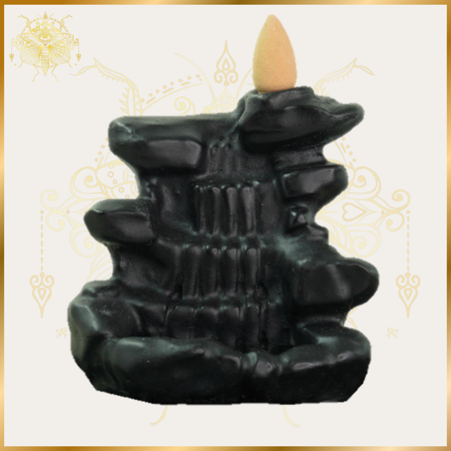 Small Resin Waterfall Backflow Incense Burner